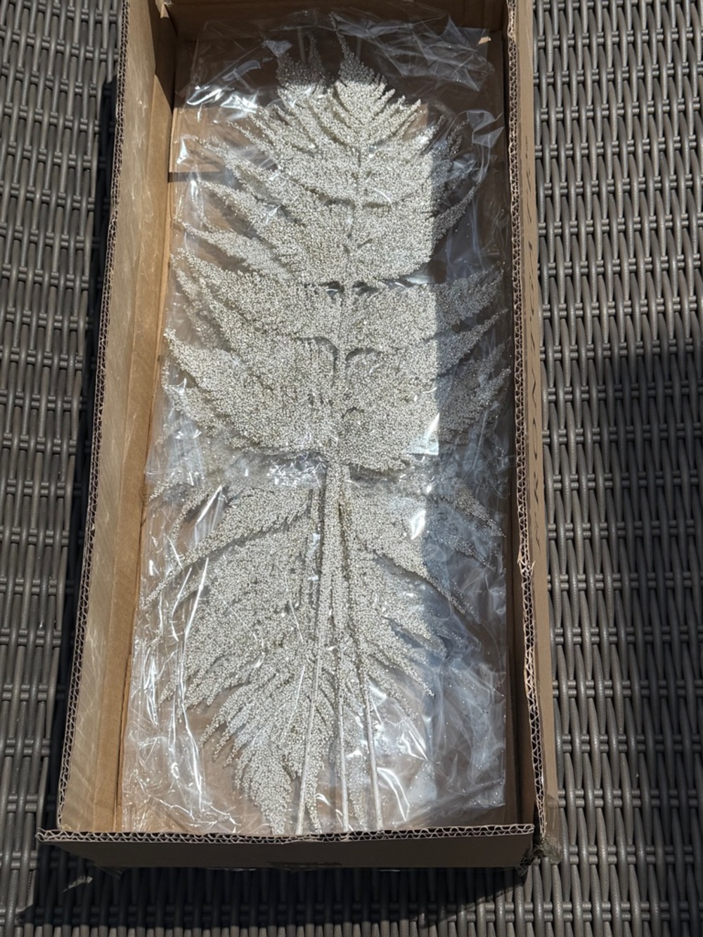 Frontgate Glittery Asparagus Stems - NWT